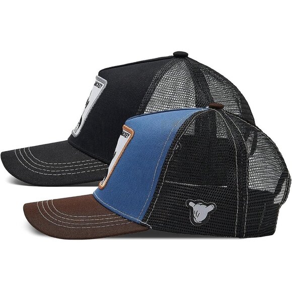 Men Women Cartoon Baseball Cap Polyester Adjustable Mesh Trucker Hat main image 6